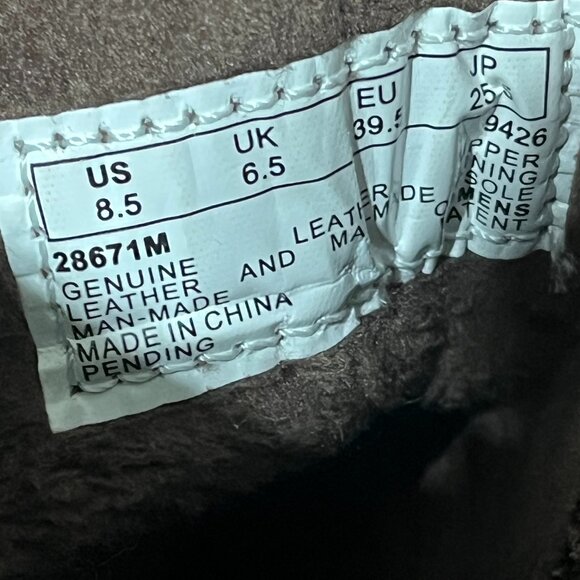 Timberland Women's Stratham Heights Brown Leather Tall Lace Up Boots - Picture 8 of 8